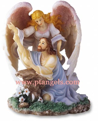 Seraphim Angel Figurine - Thy Will Be Done - Jesus In Gethsemane
