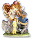 Caring Touch Angel with Policeman