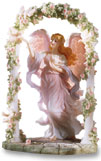 Cassandra Angel Figurine With Rose Arch
