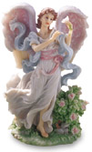 Charisse - Angel Figurine With Rose