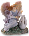 Olivia - Angel Figurine With Swan