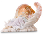 Audra Angel With Baby Figurine